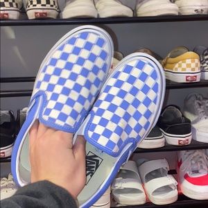 checked vans